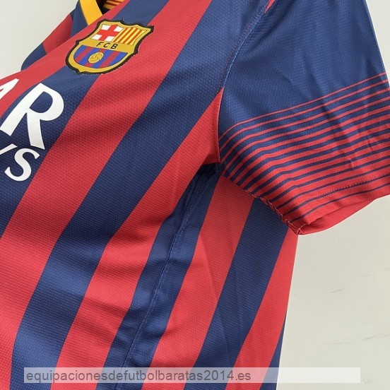 Nuevo 1ª Camiseta Barcelona Retro 2013 2014 Azul Rojo Baratas